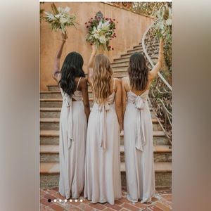 Show Me Your Mumu Bridesmaids Dress - Lauren Tie Maxi Dress